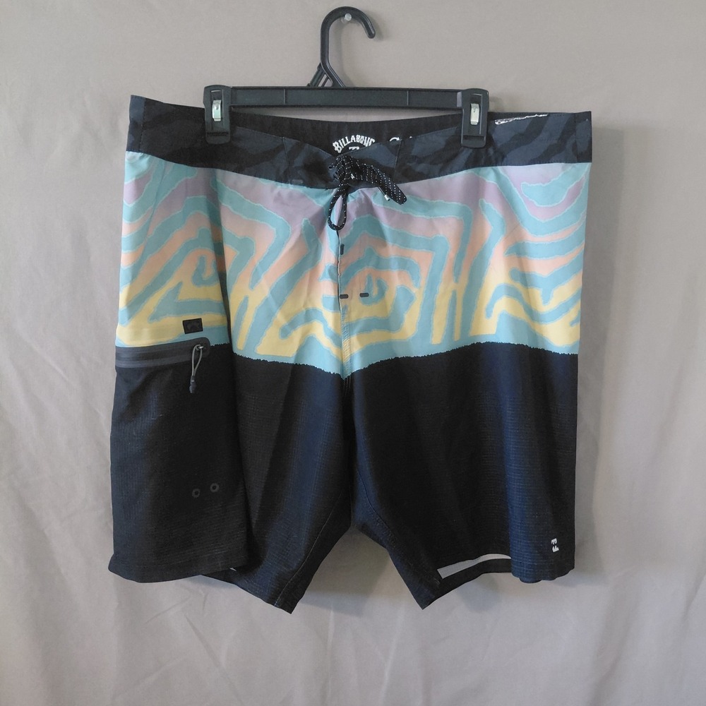 BILLABONG Recycler Fifty50 Airlite Surf Board Shorts Black Mens Size 40